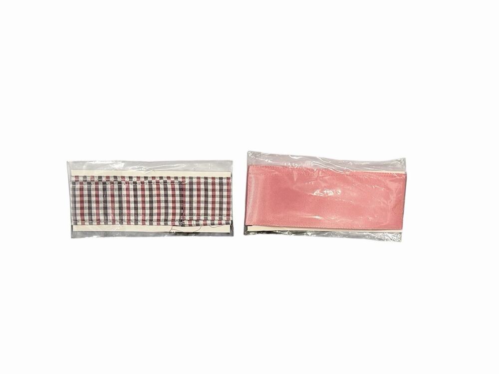 New Vintage American Girl Samantha Pink Satin Ribbon & Meet Dress Ribbon PC